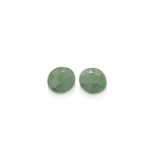 Sparkling Jewels Eardrops Earring Editions Green Aventurine Twist Oval EAGEM29-SO