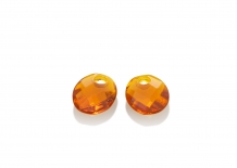 Sparkling Jewels Eardrops Earring Editions Citrine Quartz Twist Oval EAGEM38-SO