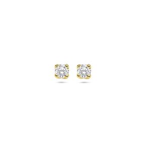 Facette Jewels Oorbellen 4033684 geelgoud met lab grown diamant