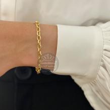 Fjory Gouden Anker Armband 40-ANKG05019