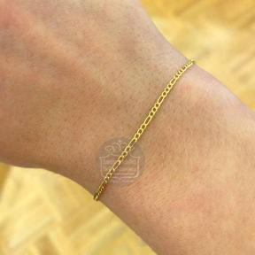 Fjory Gouden Figaro Armband 40-F01519