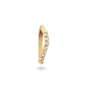 Jackie Gold Revièra Topaz single Hoop JKS25.517