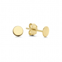 Jackie Gold Disc Studs JKE20.058
