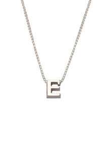 initials letter E collier Joy de la Luz Si-E