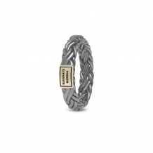 Buddha to Buddha Katja XS Black Rhodium ring 605BR-SG