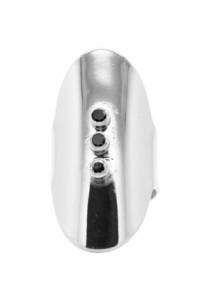 mya bay oval ring zilver ba-36