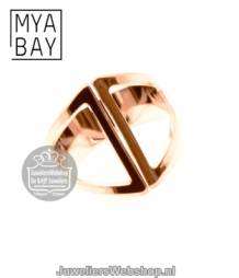 mya bay ba-18.p 2 triangles ring rose