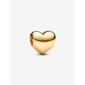 Pandora bedel Silver Goldplated Be Love graveerbaar hart 763439C00