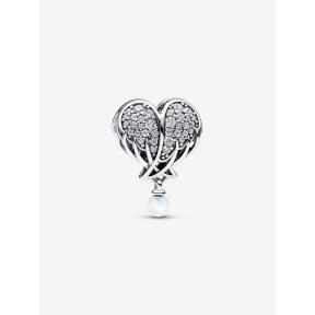 Pandora Bedel Silver Sprankelende Engelenvleugels en Hart 792980C01