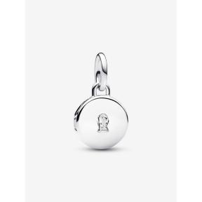 Pandora Silver Openbare Graveerbare Medaillon bedel 793066C01