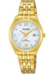 pulsar dameshorloge ph7460x1 goudkleurig