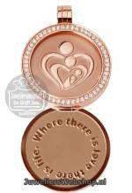 Quoins munt disk QMOZ-02-R Rosekleurig Small