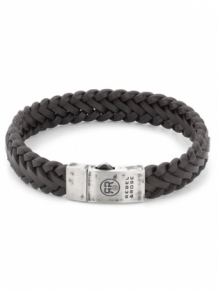 rebel & rose braided raw mat vintage earth armband rr-l0077-s-m