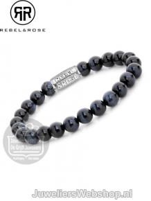 Rebel & Rose Tiger Blues Armband RR-80039-S-L