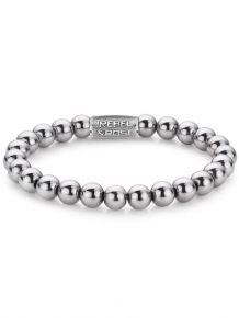 Rebel & Rose Armband RR-8DV01-S-M Silver Shine DV 17,5cm