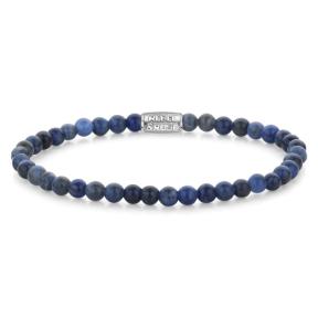 Rebel & Rose Armband Rebel & Rose Armband RR-40130-S-L Midnight Blue 19cm