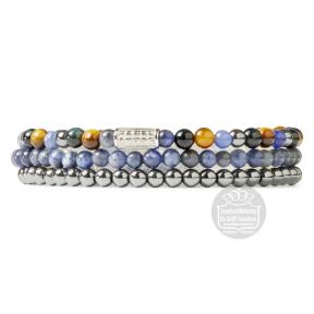 Rebel & Rose armband Blue Rain RR-40132-S-M 17,5cm