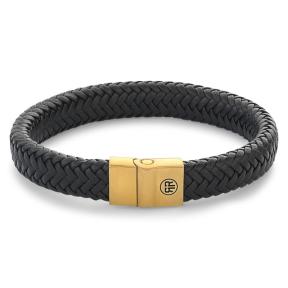 rebel & rose Full Metal Herringbone armband RR-M0021-G-L
