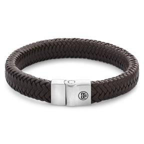 rebel & rose Full Metal Herringbone armband RR-M0022-S-L