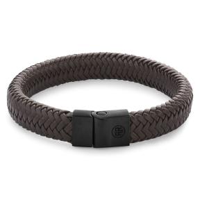 rebel & rose Full Metal Herringbone armband RR-M0023-B-L