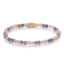 Rebel & Rose Armband RR-40056-G-S Pink Summer Vibes 16,5cm
