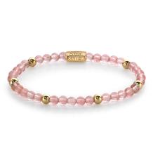 Rebel & Rose Armband RR-40062-G-S Cherry Rose 16,5cm