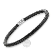 Rebel & Rose armband Slices The Black Stone RR-40073-S-L 19cm