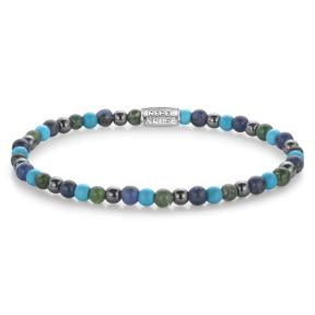 Rebel & Rose Armband Rebel & Rose Armband RR-40148-S-L Blue Nights 19cm