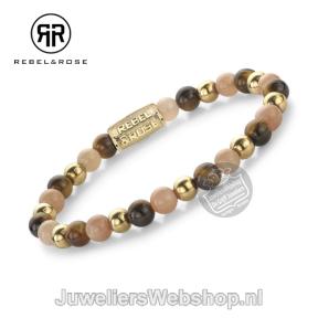 Rebel & Rose Armband RR-60129-G-S Sunset Beach 16,5cm