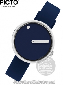Picto Horloge PT43392-0512S Blauw Small 30mm