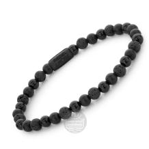 Rebel & Rose armband Black Rocks RR-60088-B-M 17,5cm