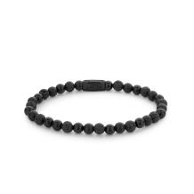 Rebel & Rose armband Black Rocks RR-60088-B-M 17,5cm