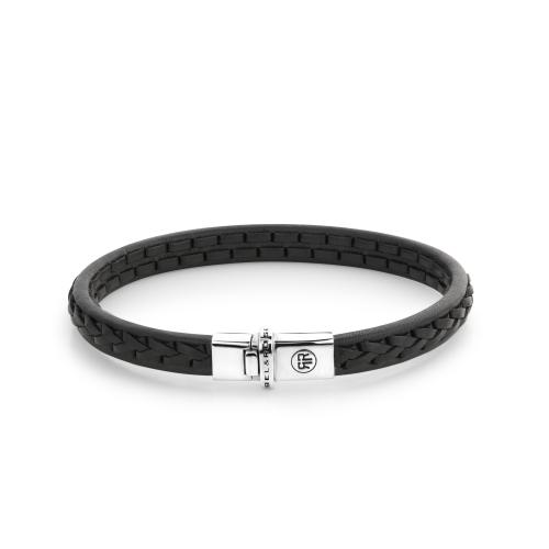 rebel & rose Single Stranded Black armband rr-l0142-s-m