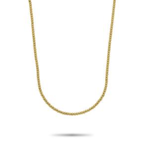 Rebel and Rose Necklace Yellow Gold Only 3mm RR-NL044-G-42