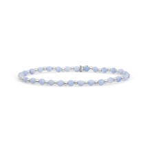 Sparkling Jewels Additional Blue Lace Agate Interstellar Armband SB-GEM47-3MM-MIX