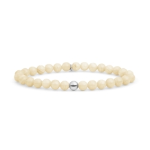 Sparkling Jewels Additional Beige Agate Saturn 6mm Armband SB-GEM48-ADD-6MM