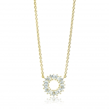 Sif Jakobs Antella Circolo Necklace SJ-C0162-CZ-YG
