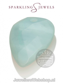 sparkling jewels blossom editions facet amazonite hanger pengem12-bs