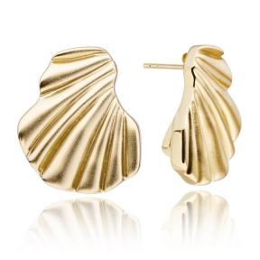 Sparkling Jewels Oorstekers Dune Geel verguld EAG39