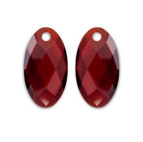 Sparkling Jewels Facet Ruby Quartz Ear Leaf EAGEM50-FCLF-L