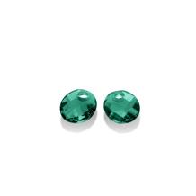 Sparkling Jewels Eardrops Earring Editions Petrol Green Quartz Twist Oval EAGEM52-SO