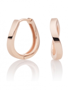 sparkling jewels earring editions flare rose gold creolen ear01
