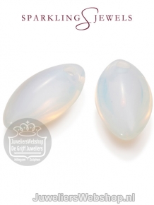 sparkling jewels earring editions polished opalite ear leaf eardrops eagem14-lf-m