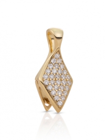 Sparkling Jewels Edge Editions Eris Crystal Hanger Goud PEQG02