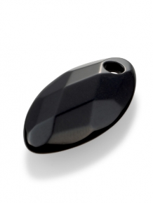 sparkling jewels leaf editions facet onyx hanger pengem07-fct-s