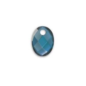 Sparkling Jewels Hanger Medium Oval Ocean Topaz Quartz PENGEM67-MO