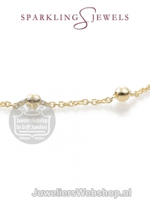 sparkling jewels regular editions ketting ball chain gold snbg090