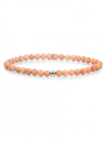 sparkling jewels armband peach rhodonite saturn small 4mm sb-gem32-add-4mm