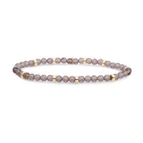 Sparkling Jewels Smoky Quartz Roundel Armband SBG-GEM23-MIX-RDL