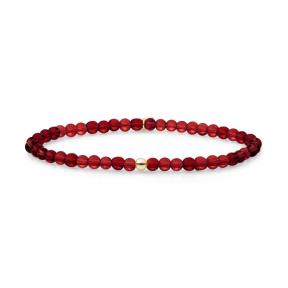 Sparkling Jewels Ruby Quartz Saturn 4mm Armband SBG-GEM50-ADD-4MM